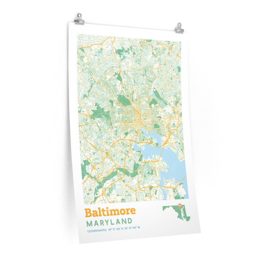 USA City Coordinates - US Baltimore T-Shirt