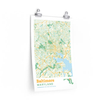 Baltimore City & County Maryland : Street Map