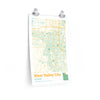 West Valley City Utah City Street Map Poster-12″ × 18″-Allegiant Goods Co. Vintage Sports Apparel