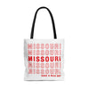 Missouri Retro Thank You Tote Bag-Allegiant Goods Co. Vintage Sports Apparel