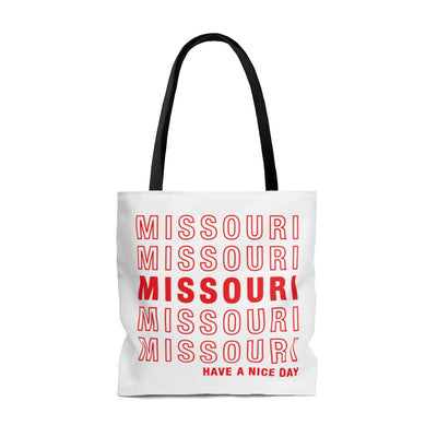 Missouri Retro Thank You Tote Bag-Allegiant Goods Co. Vintage Sports Apparel