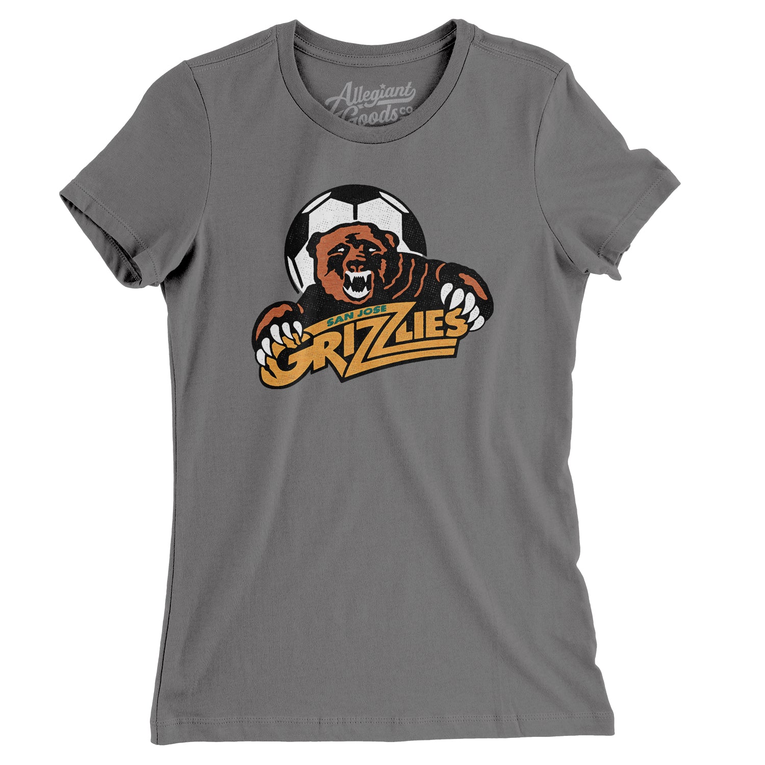 Mtr San Jose Grizzlies Soccer Women's T-Shirt Asphalt / S