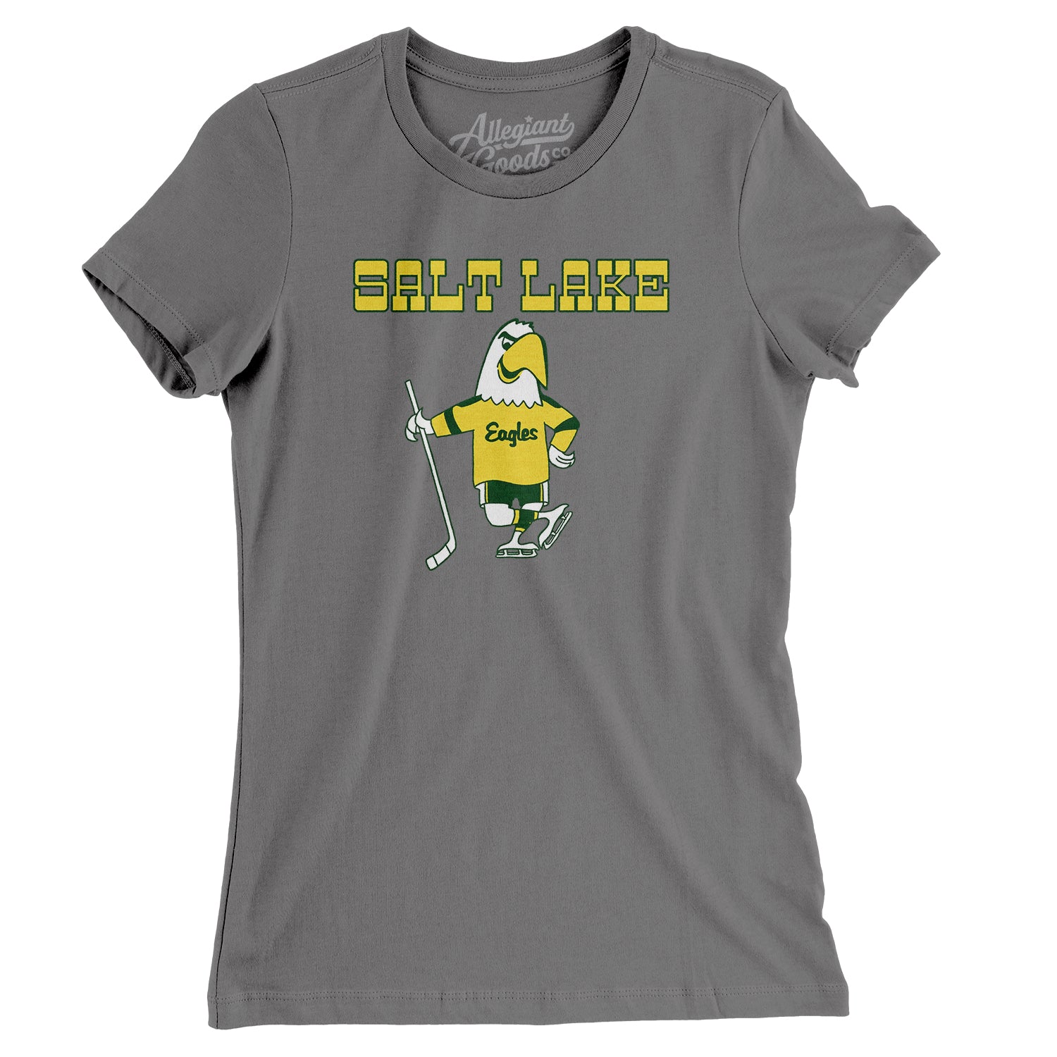 Mtr Salt Lake Golden Eagles Hockey Women's T-Shirt, White / 2XL