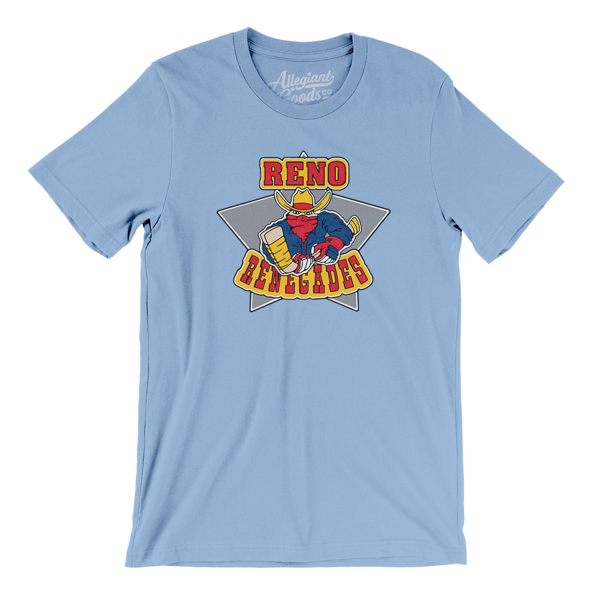 Reno Renegades Hockey Men/Unisex T-Shirt, Baby Blue / S