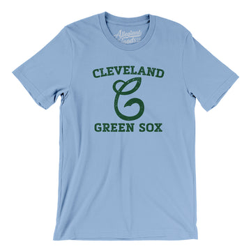 Mtr Cleveland Green Sox Baseball Men/Unisex T-Shirt Baby Blue / M