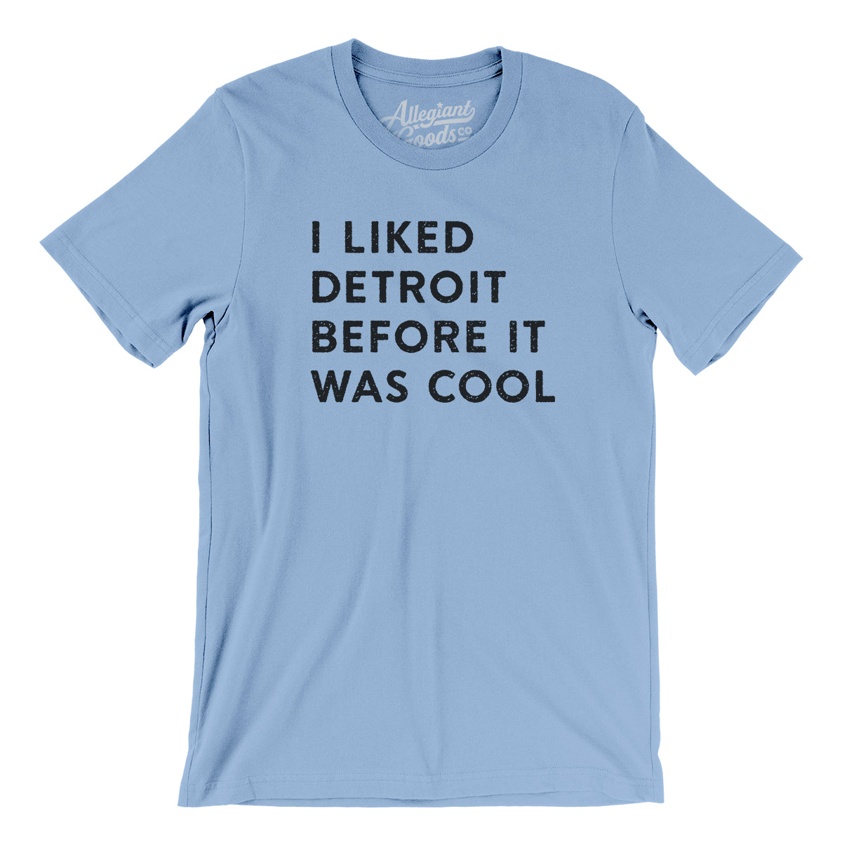 I Liked Detroit Before It Was Cool Women's T-Shirt, Athletic Heather / L