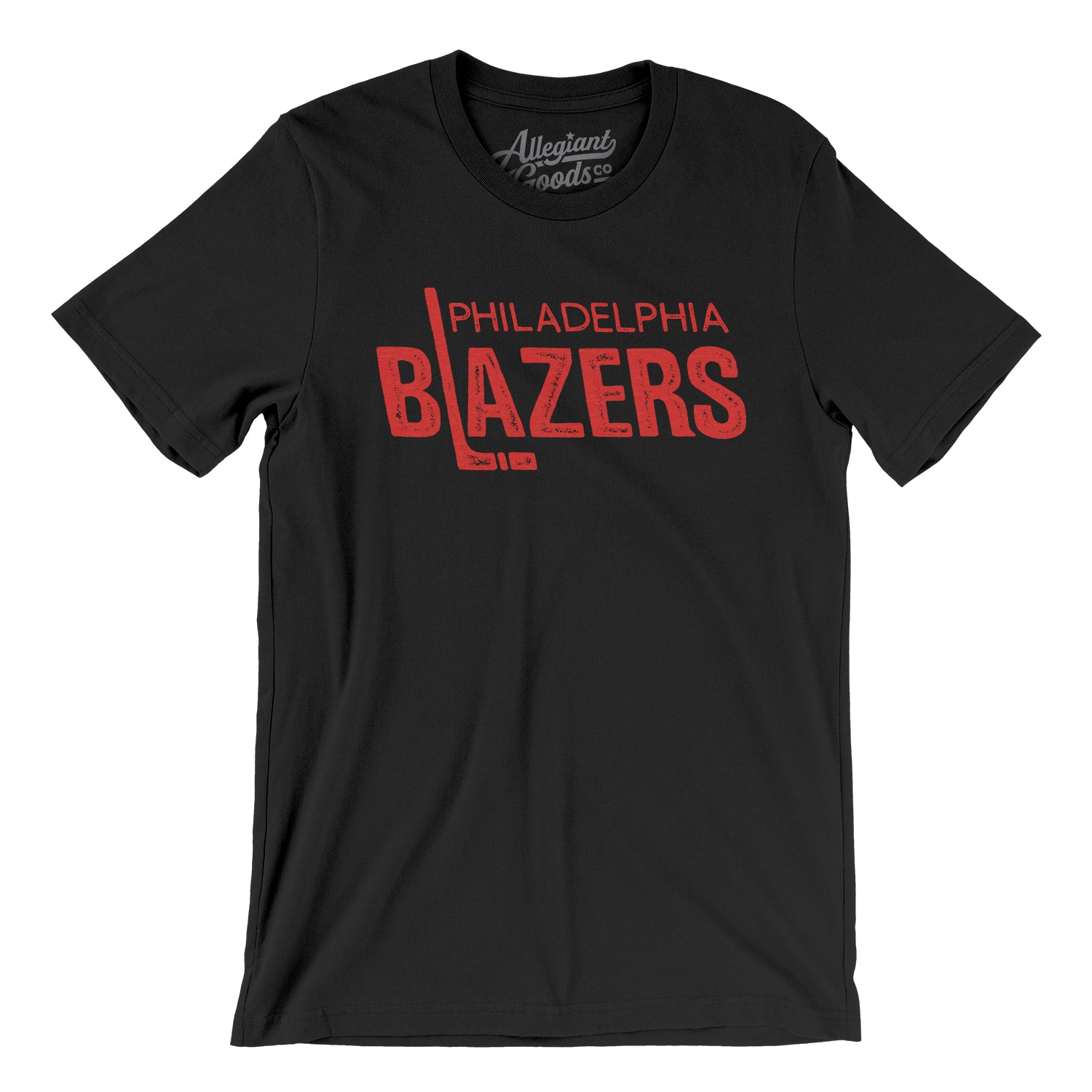 Men's Gray UAB Blazers Ice Hockey Name Drop T-Shirt