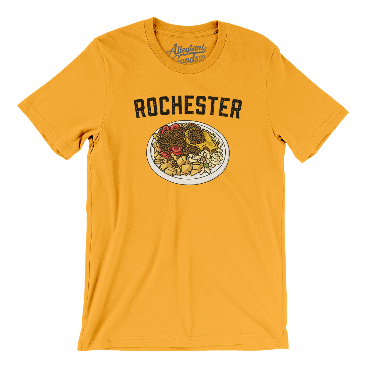 Rochester Garbage Plate Men/Unisex T-Shirt - Allegiant Goods Co.