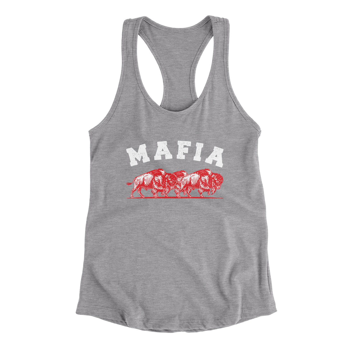 Mtr Buffalo Mafia Women's Racerback Tank, Royal / L