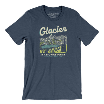 Glacier National Park Tee, Glacier T-shirt, Vintage Inspired T