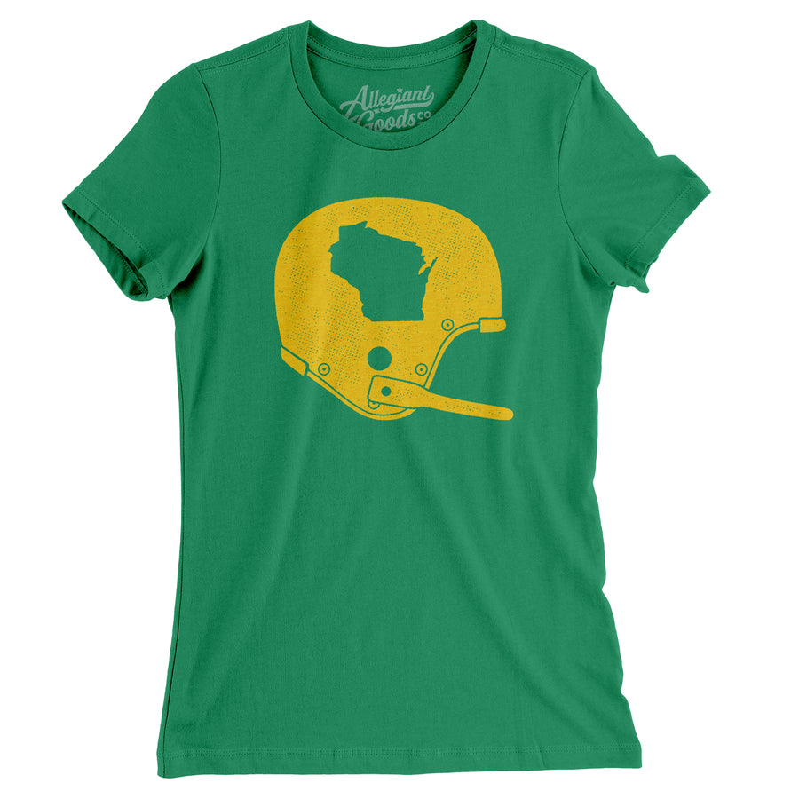 47 Brand Green Bay Packers Women's GG Frankie T-Shirt - Sandstone - MODA3