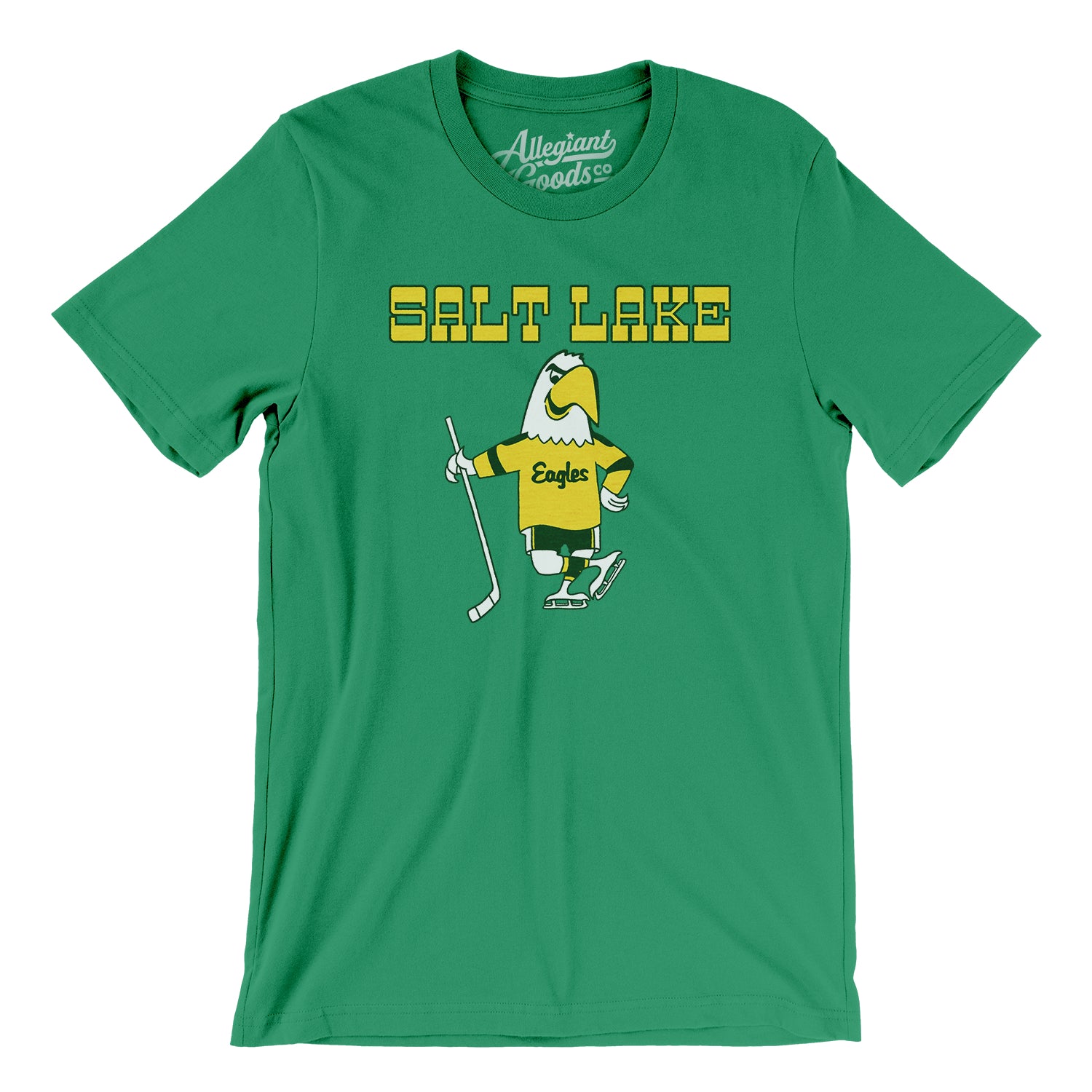 Mtr Salt Lake Golden Eagles Hockey Men/Unisex T-Shirt, Kelly / S