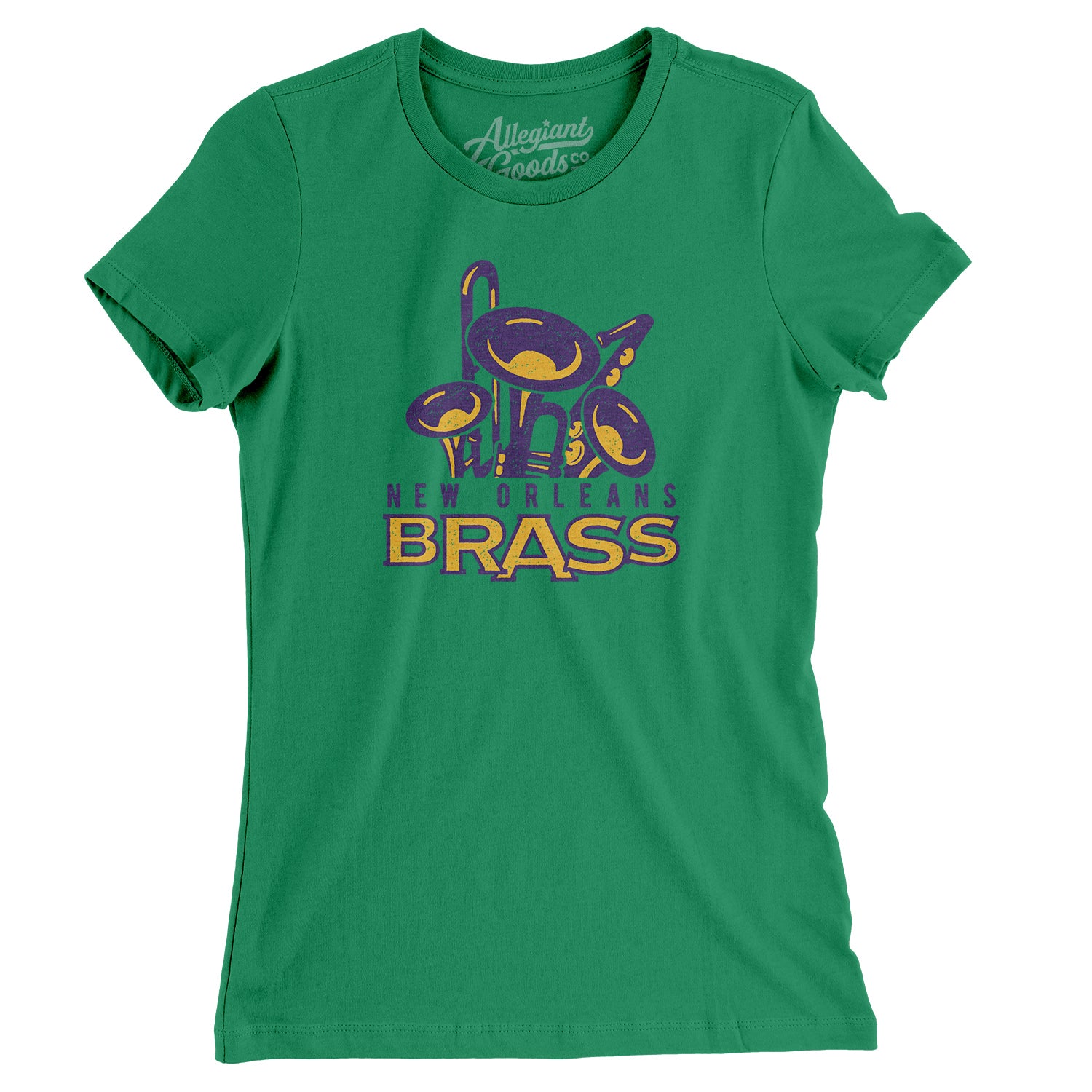 Mtr New Orleans Brass Hockey T-Shirt | Allegiant Goods Co. Kelly / M