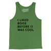 I Liked Boise Before It Was Cool Men/Unisex Tank Top-Leaf-Allegiant Goods Co. Vintage Sports Apparel