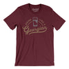 Drink Like a Georgian Men/Unisex T-Shirt-Maroon-Allegiant Goods Co. Vintage Sports Apparel