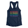 New Hampshire Pride Women's Racerback Tank-Midnight Navy-Allegiant Goods Co. Vintage Sports Apparel