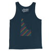 Idaho Pride State Men/Unisex Tank Top-Navy-Allegiant Goods Co. Vintage Sports Apparel