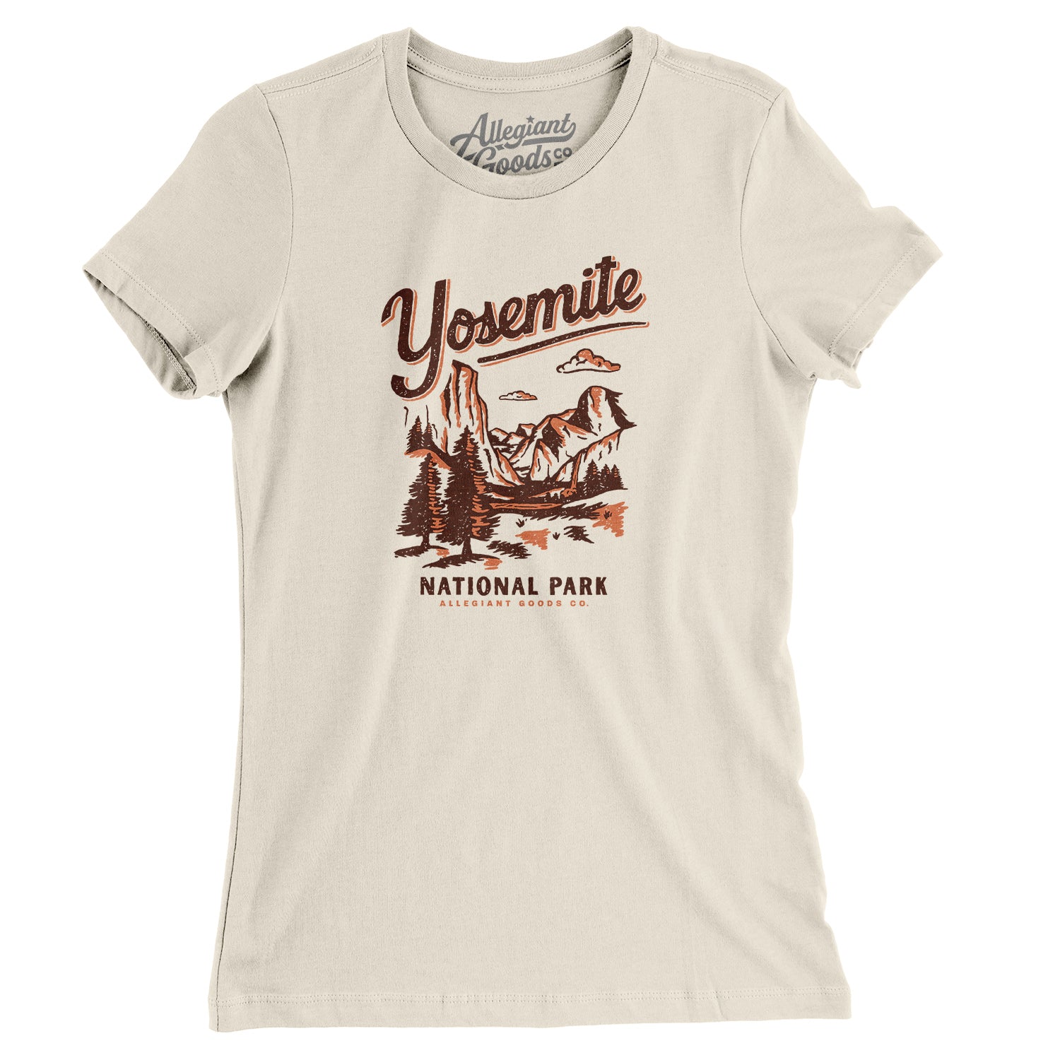 Yosemite National Park Women's T-Shirt - Allegiant Goods Co.