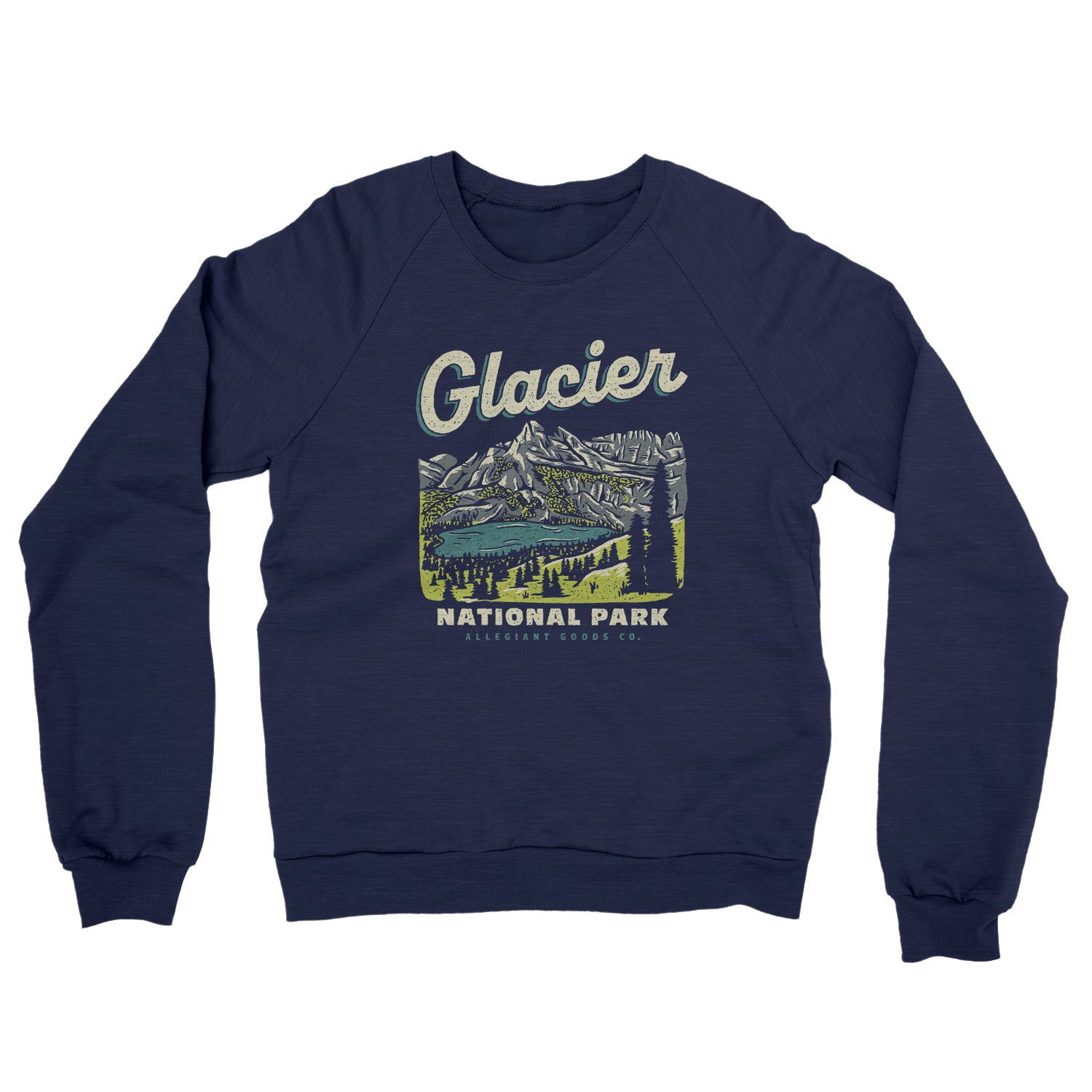 Night Sky Glacier National Park REPREVE® Crew T-Shirt – American
