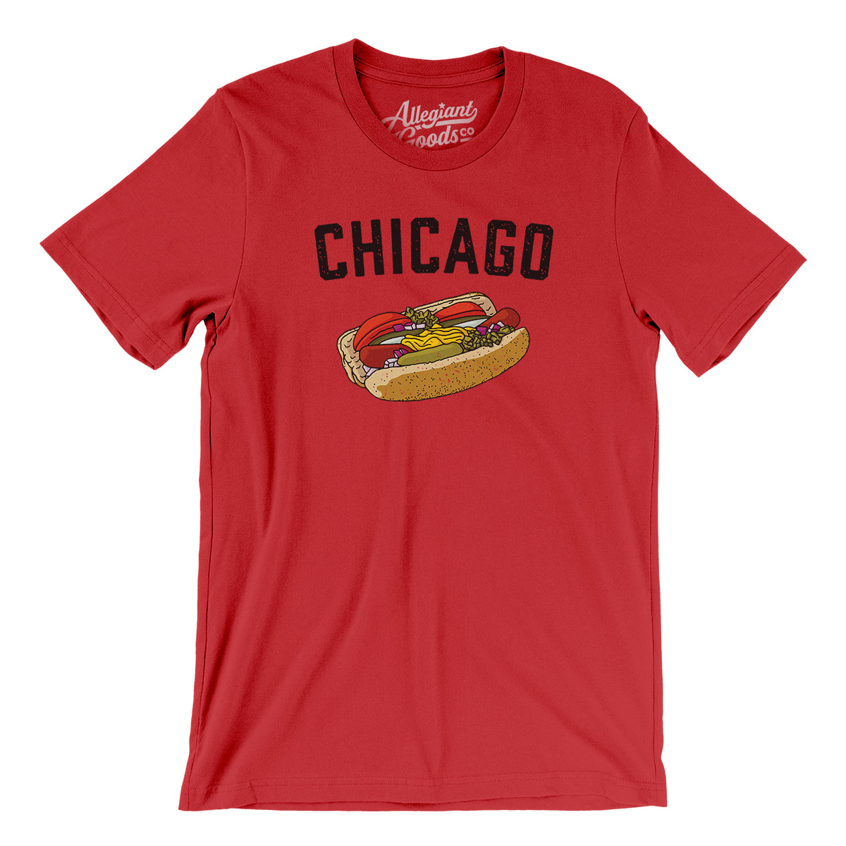 THE ORIGINAL RETRO BRAND: Men's Chicago Hot Dog T-Shirt