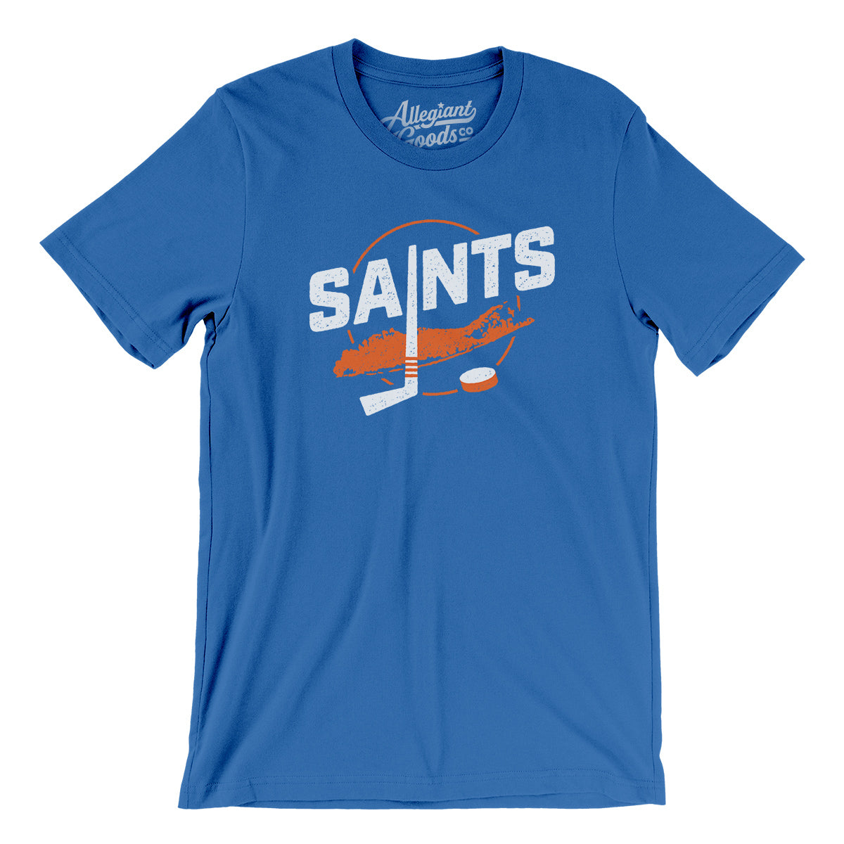 New York Saints Lacrosse T Shirt Allegiant Goods Co - Teebreat