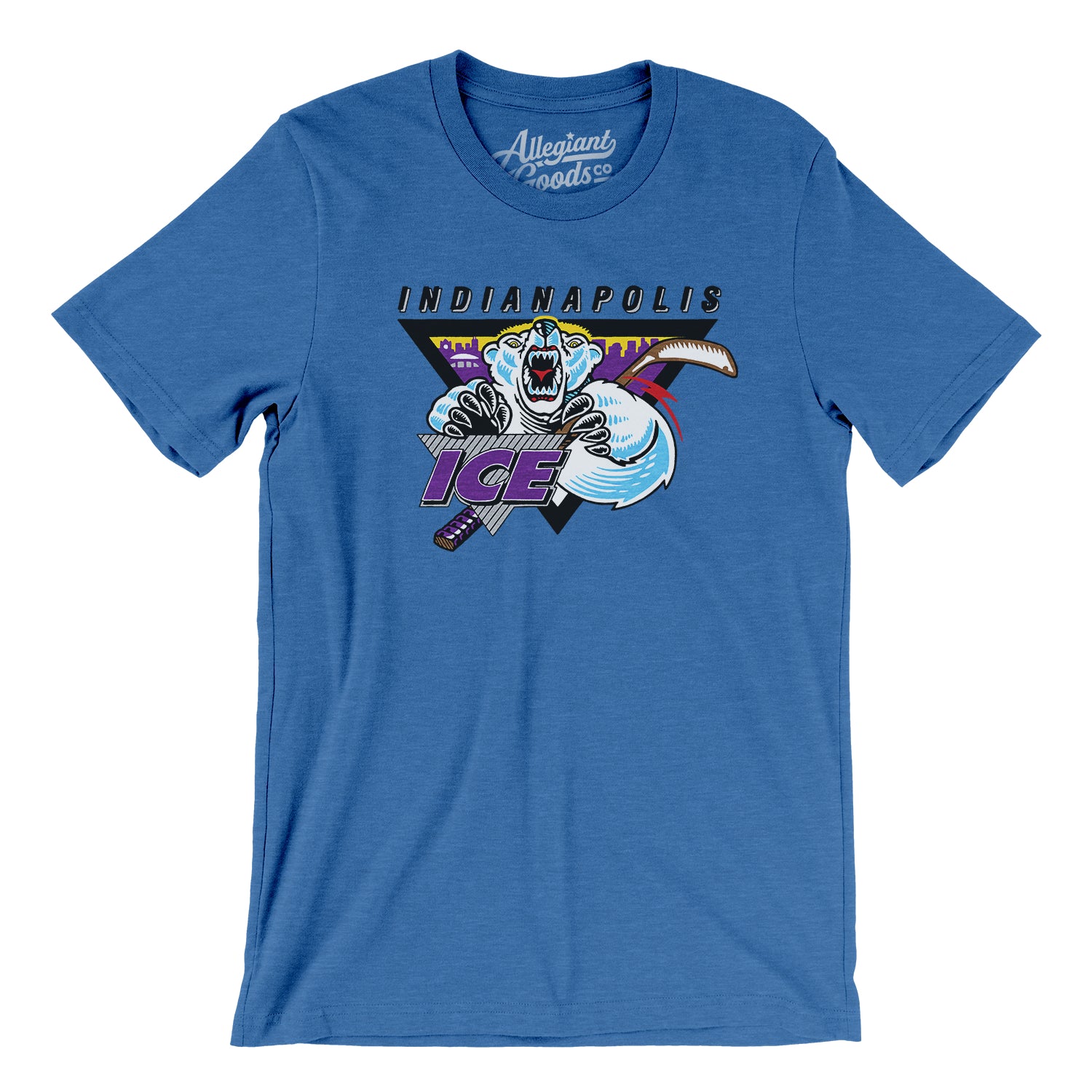 Indianapolis Racers Defunct Hockey T Tee Shirt NHL Handmade Team Sports