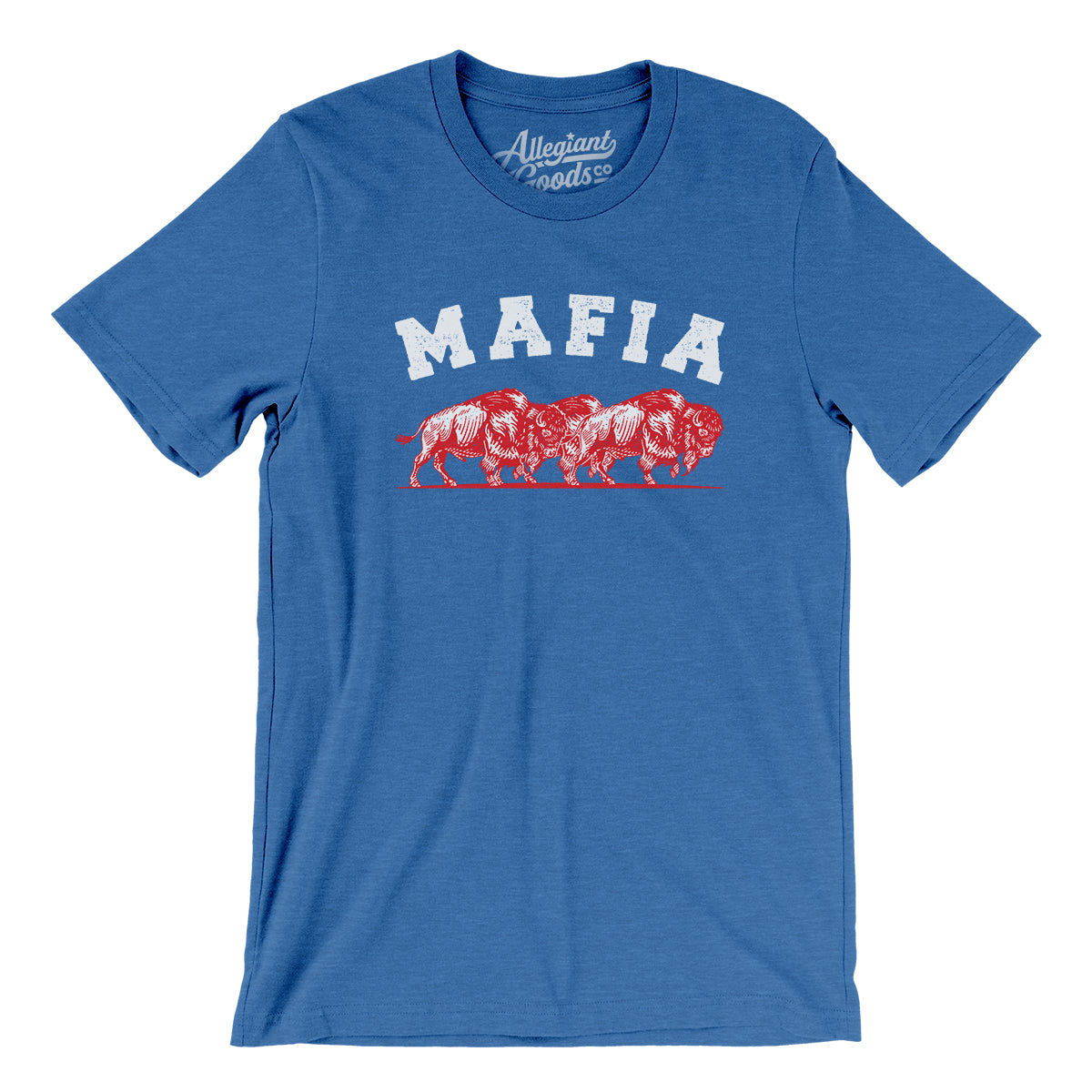 Mtr Buffalo Bills Mafia Men/Unisex T-Shirt Heather True Royal / 2XL