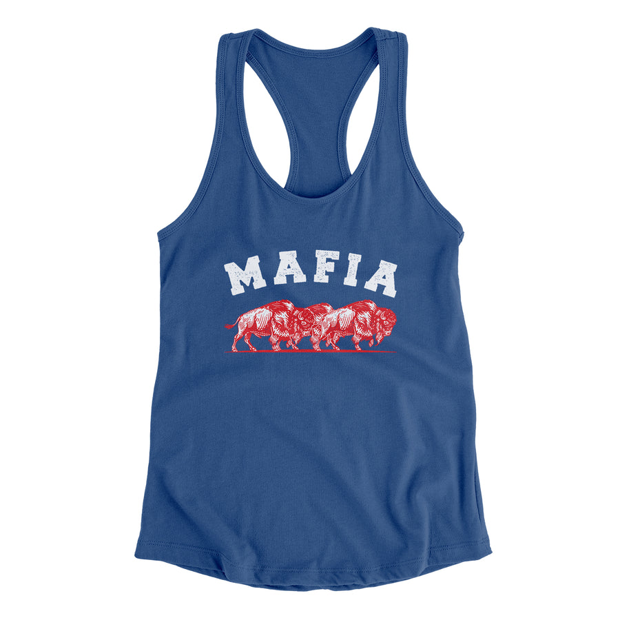 Mtr Buffalo Mafia Women's Racerback Tank, Royal / L