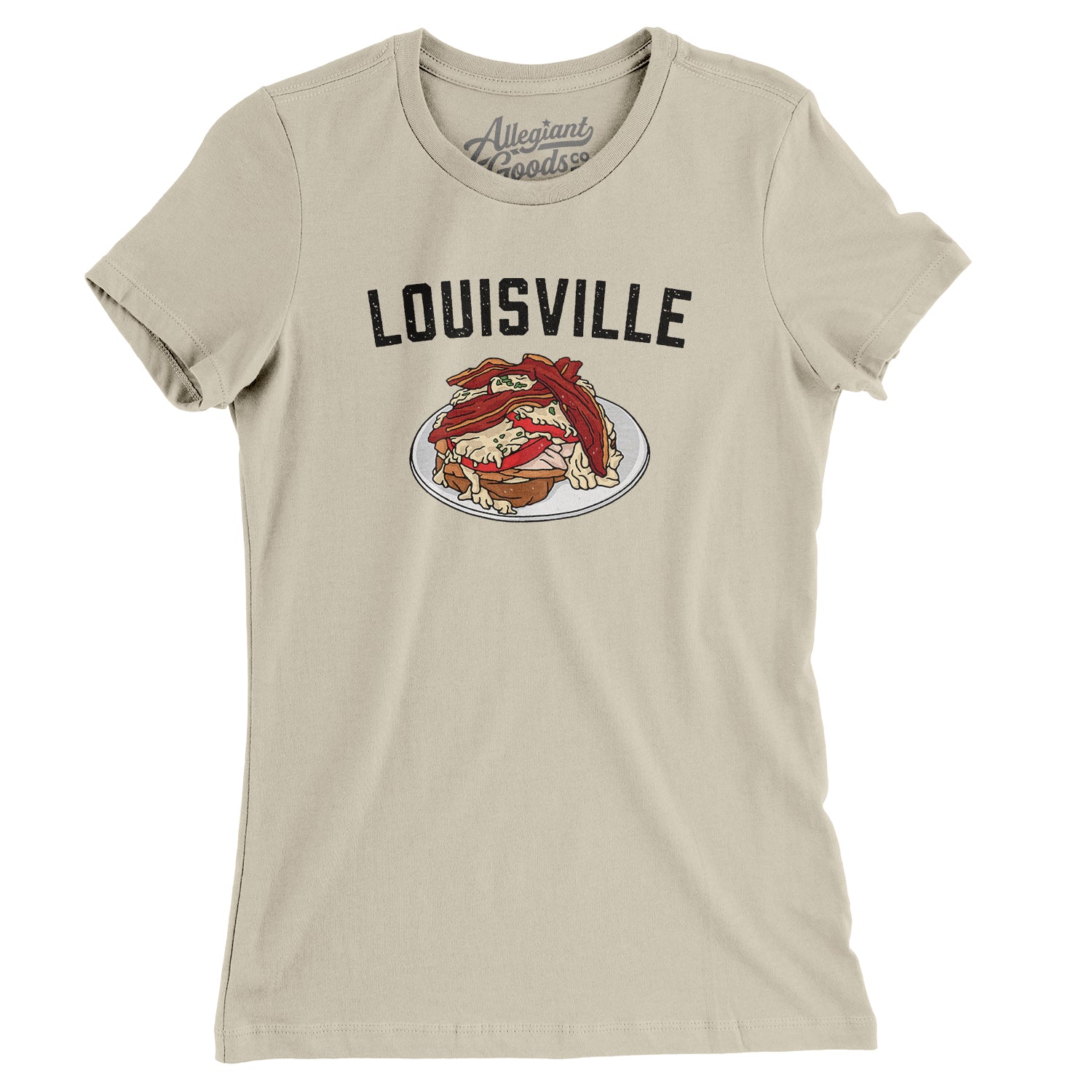 Louisville Hot Brown Women's T-Shirt - Allegiant Goods Co.