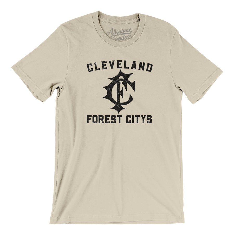 Defunct baseball team Cleveland Forest Citys emblem vintage retro