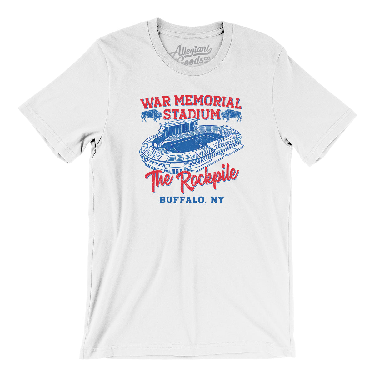 Buffalo Bills Vs Boston Patriots War Memorial Stadium T-Shirt - Kaiteez