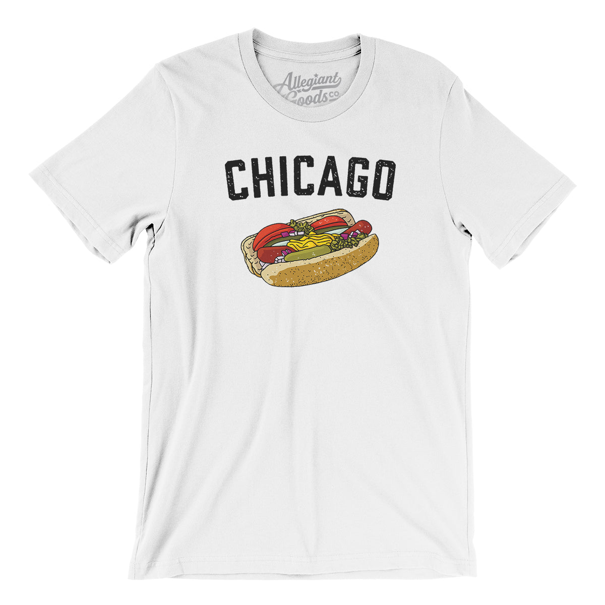 THE ORIGINAL RETRO BRAND: Men's Chicago Hot Dog T-Shirt