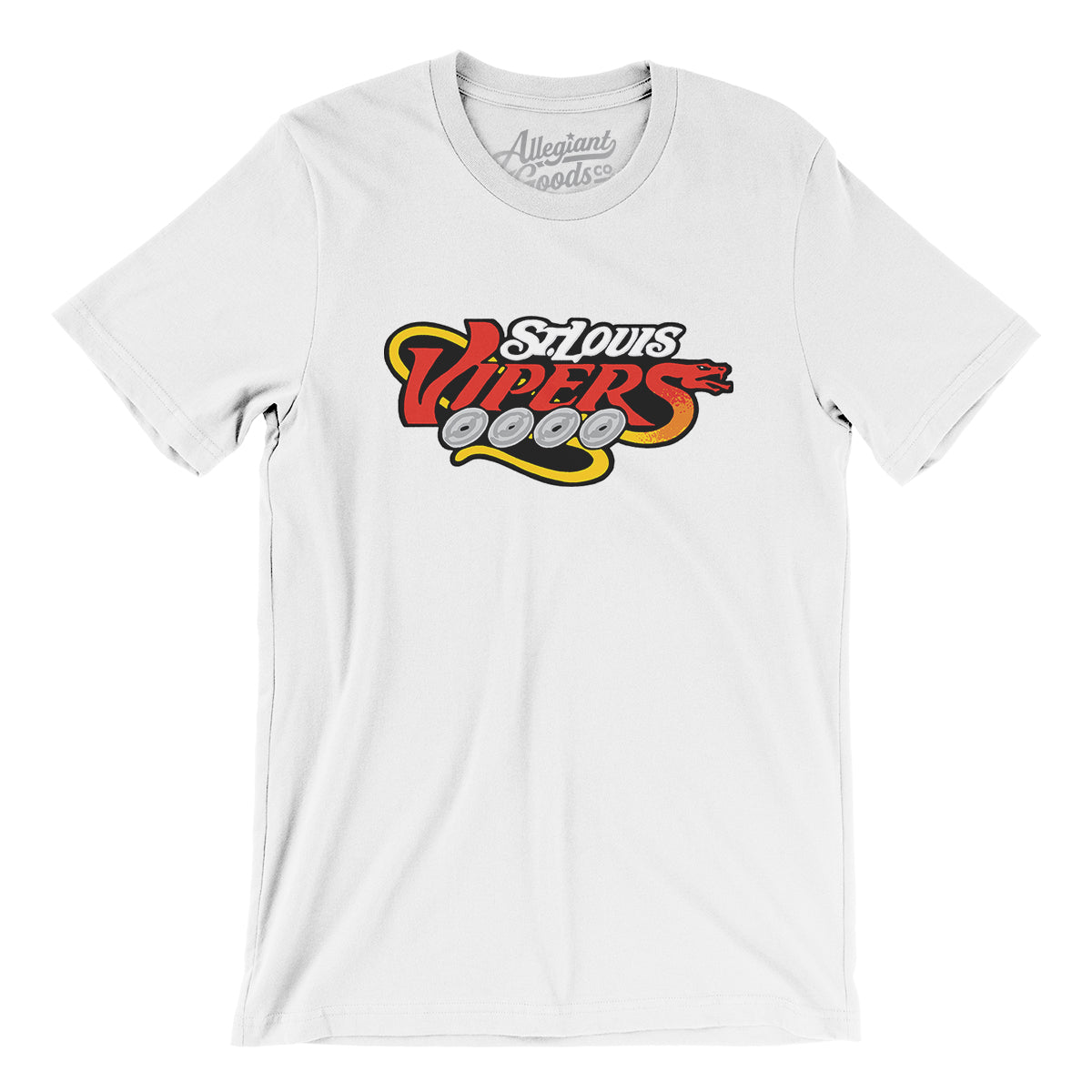 Vintage 1990s St. Louis Vipers Roller Hockey good Team T-Shirt