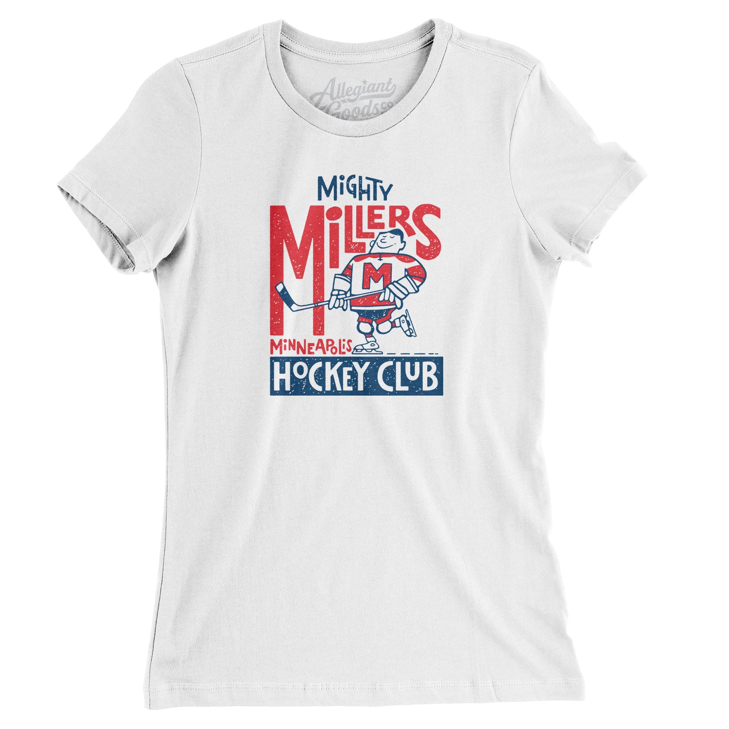 Mtr Minneapolis Mighty Millers Hockey Women's T-Shirt Soft Cream / XL
