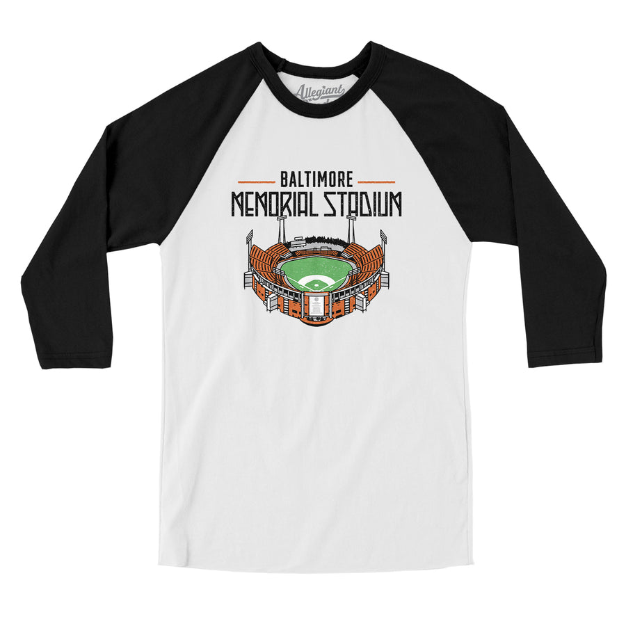 Comiskey Park Men/Unisex Raglan 3/4 Sleeve T-Shirt - Allegiant Goods Co.