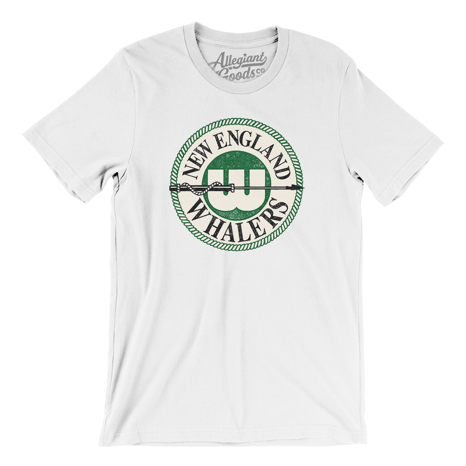 BeantownTshirts Retro Wha New England Whalers Hockey Fan T Shirt Classic / Irish Green / Small