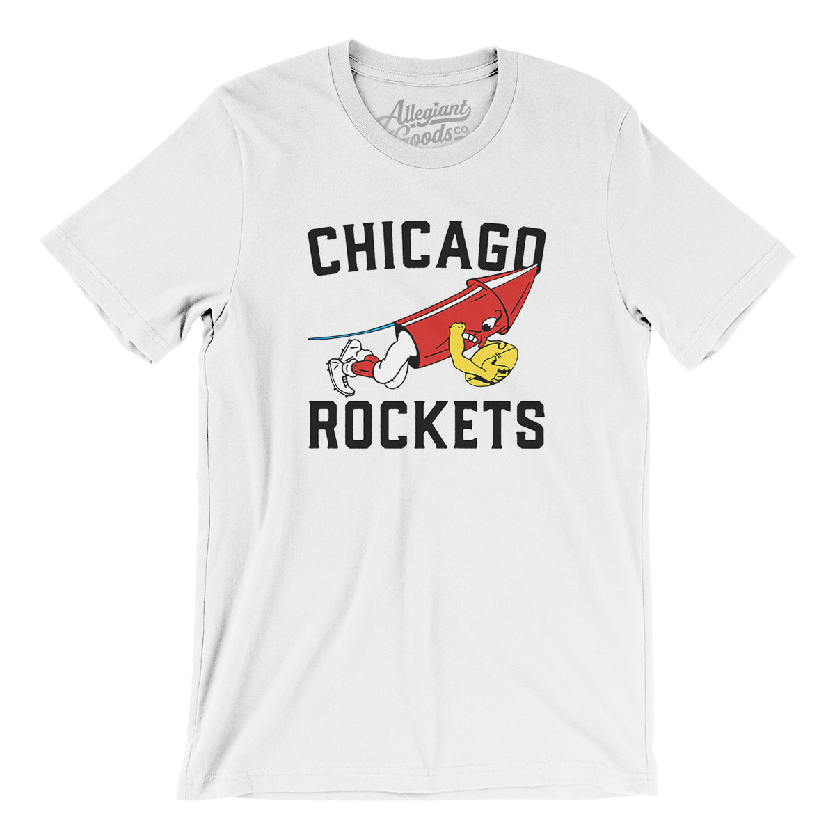 Chicago, Men's Fitted T-Shirt – Bread Rocket Merch