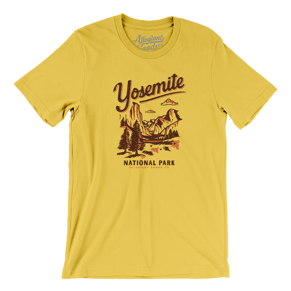 Yosemite National Park Men/Unisex T-Shirt - Allegiant Goods Co.