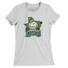 Lubbock Cotton Kings Women's T-Shirt-Ash-Allegiant Goods Co. Vintage Sports Apparel