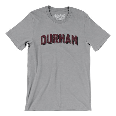 Durham Varsity Men/Unisex T-Shirt-Athletic Heather-Allegiant Goods Co. Vintage Sports Apparel