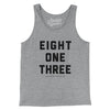 Tampa 813 Men/Unisex Tank Top-Athletic Heather-Allegiant Goods Co. Vintage Sports Apparel