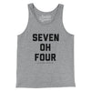 Charlotte 704 Men/Unisex Tank Top-Athletic Heather-Allegiant Goods Co. Vintage Sports Apparel