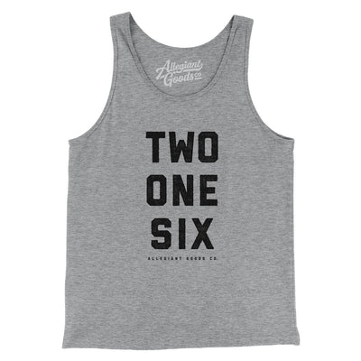 Cleveland 216 Men/Unisex Tank Top-Athletic Heather-Allegiant Goods Co. Vintage Sports Apparel