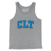 Clt Varsity Men/Unisex Tank Top-Athletic Heather-Allegiant Goods Co. Vintage Sports Apparel