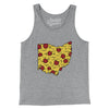 Ohio Pizza State Men/Unisex Tank Top-Athletic Heather-Allegiant Goods Co. Vintage Sports Apparel