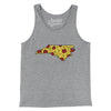 North Carolina Pizza State Men/Unisex Tank Top-Athletic Heather-Allegiant Goods Co. Vintage Sports Apparel