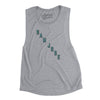 San Jose Hockey Jersey Women's Flowey Scoopneck Muscle Tank-Athletic Heather-Allegiant Goods Co. Vintage Sports Apparel