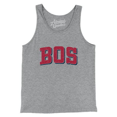 BOS Varsity Men/Unisex Tank Top-Athletic Heather-Allegiant Goods Co. Vintage Sports Apparel