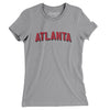 Atlanta Varsity Women's T-Shirt-Athletic Heather-Allegiant Goods Co. Vintage Sports Apparel