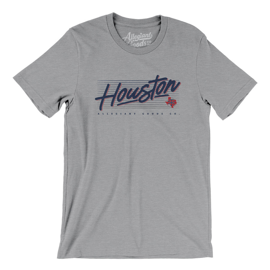 Hyper Than Hype Shirts Houston Colt 45s Distressed Logo Shirt - Defunct Sports Team - Celebrate Texas Heritage and History - Hyper Than Hype M / Black Shirt